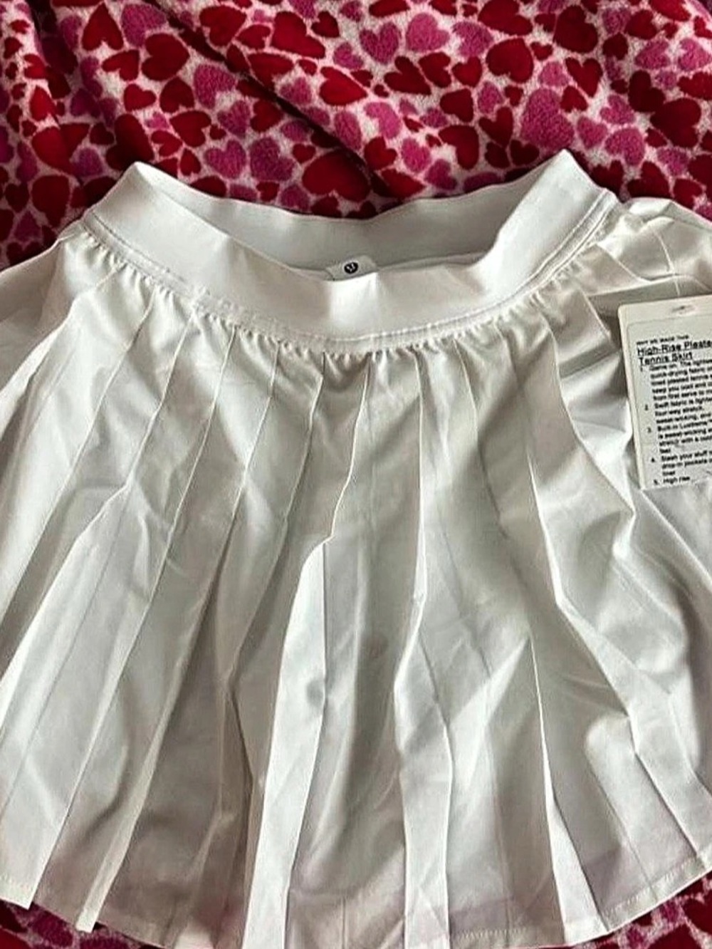 lululemon High-Rise Pleated Tennis Skirt White Size 0